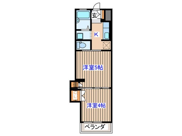 吉耕ハイツの物件間取画像